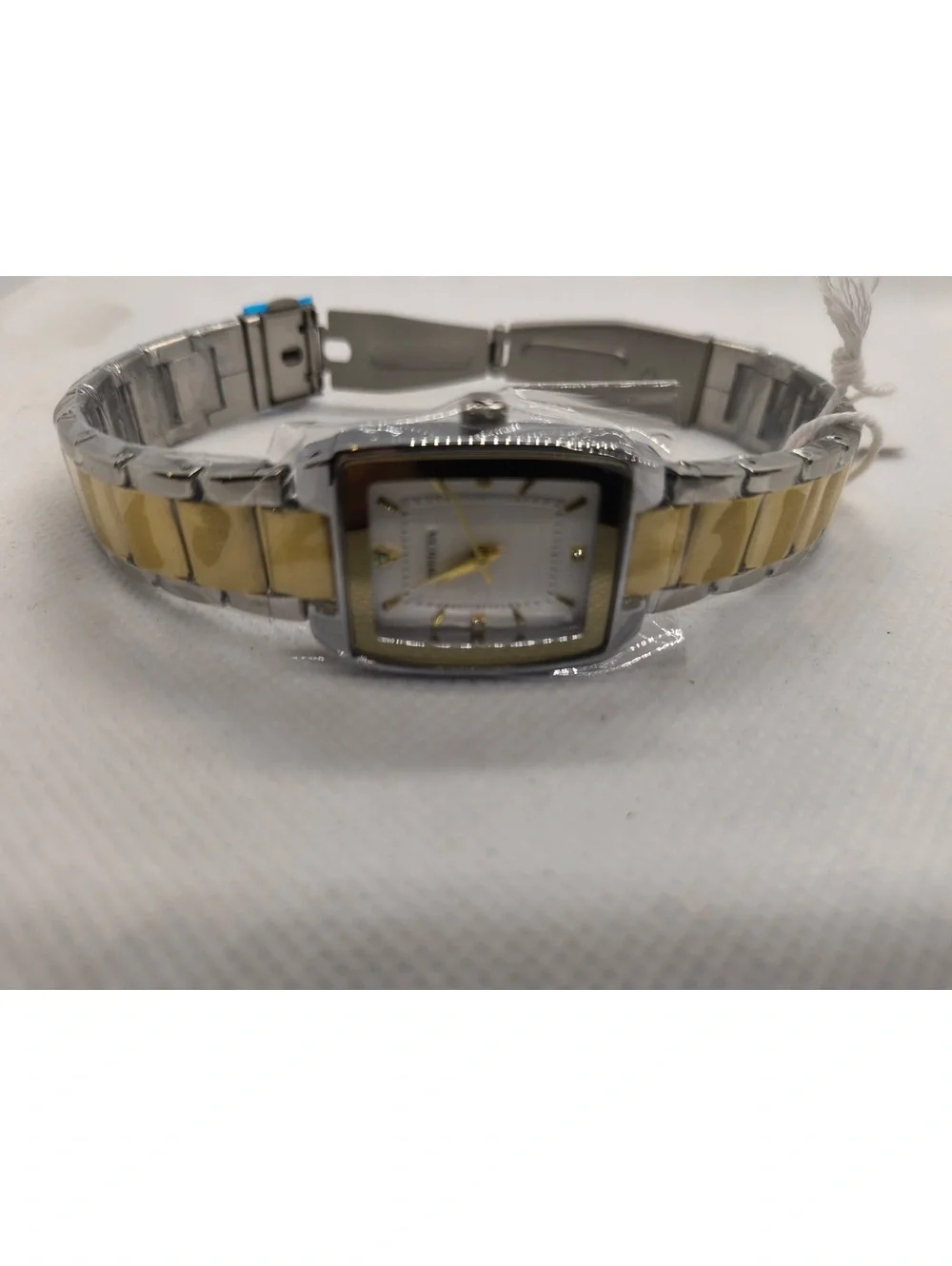 Invicta Two-Tone Stainless Steel Woman's  Wristwatch with Rectangular Dial